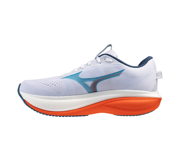 MIZUNO Wave Rider 30 (m) White/Blue Jewel/Orange