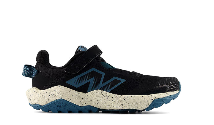 NEW BALANCE Kids Nitrel (Velcro) Black/ Saltwater