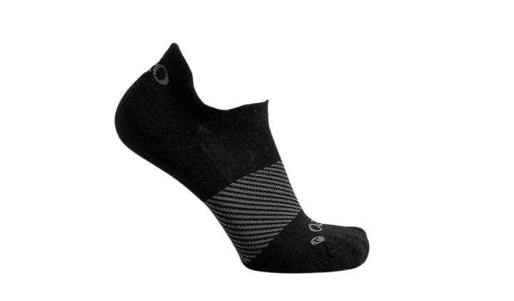 Merino Wool No Show Black
