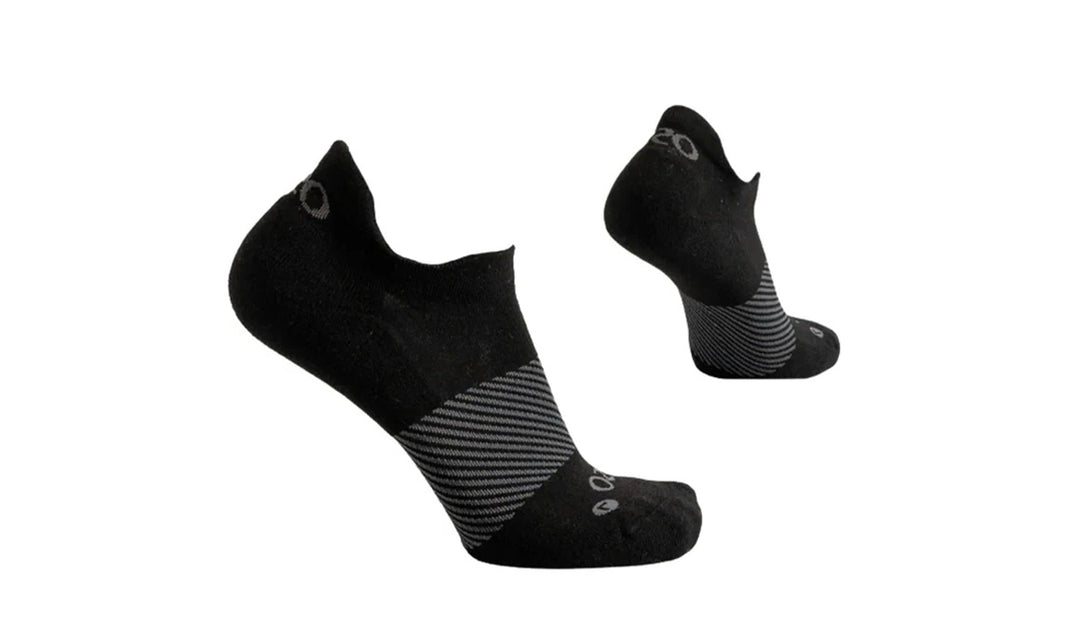 Merino Wool No Show Black