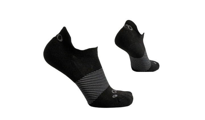 Merino Wool No Show Black