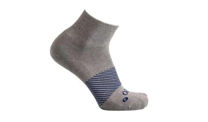 Merino Wool Quarter Crew Grey