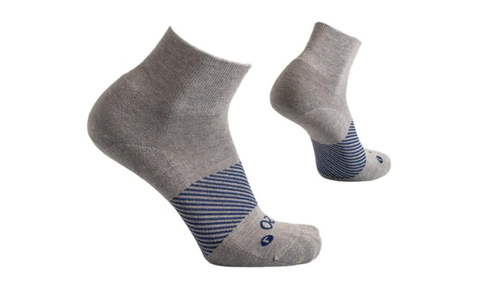 Merino Wool Quarter Crew Grey