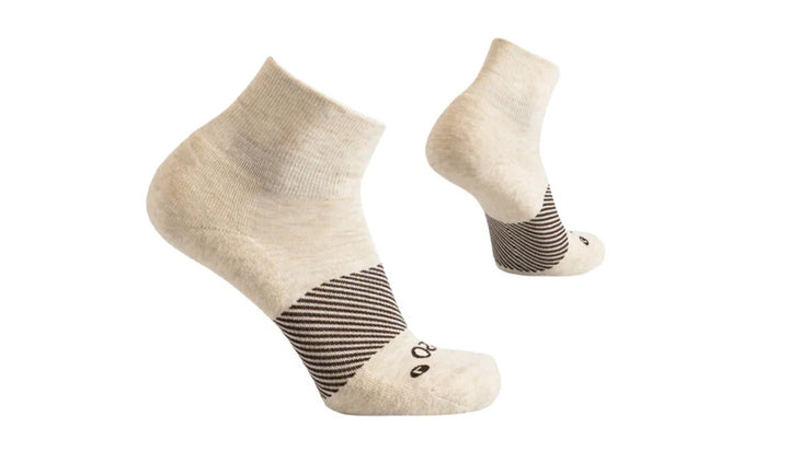 Merino Wool Quarter Crew Mushroom