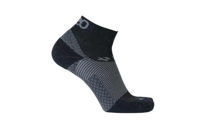 Plantar Fasciitis Quarter Crew Black