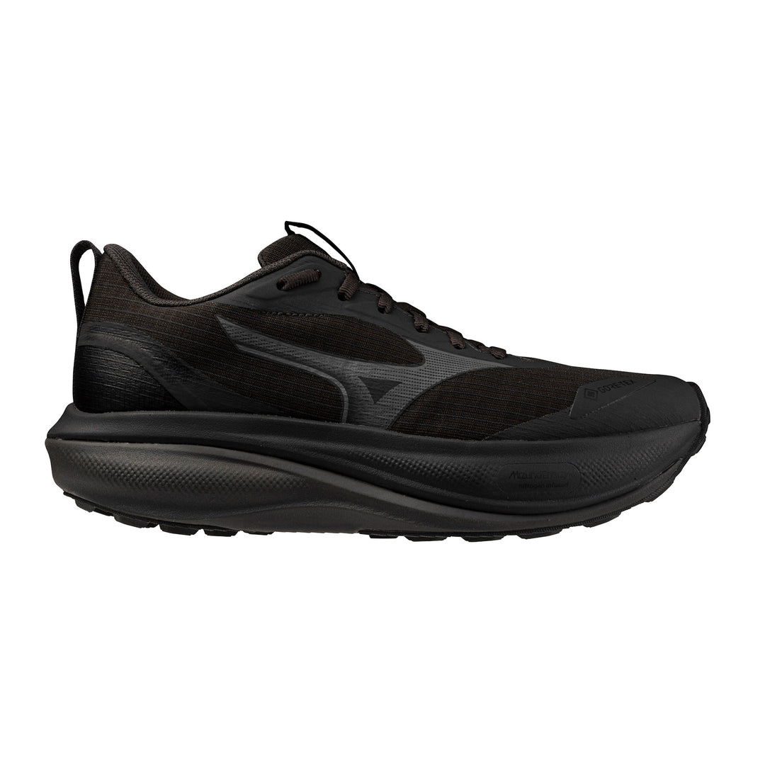 MIZUNO Wave Rider Gtx 4 Womens (D) Wide -Black/Black