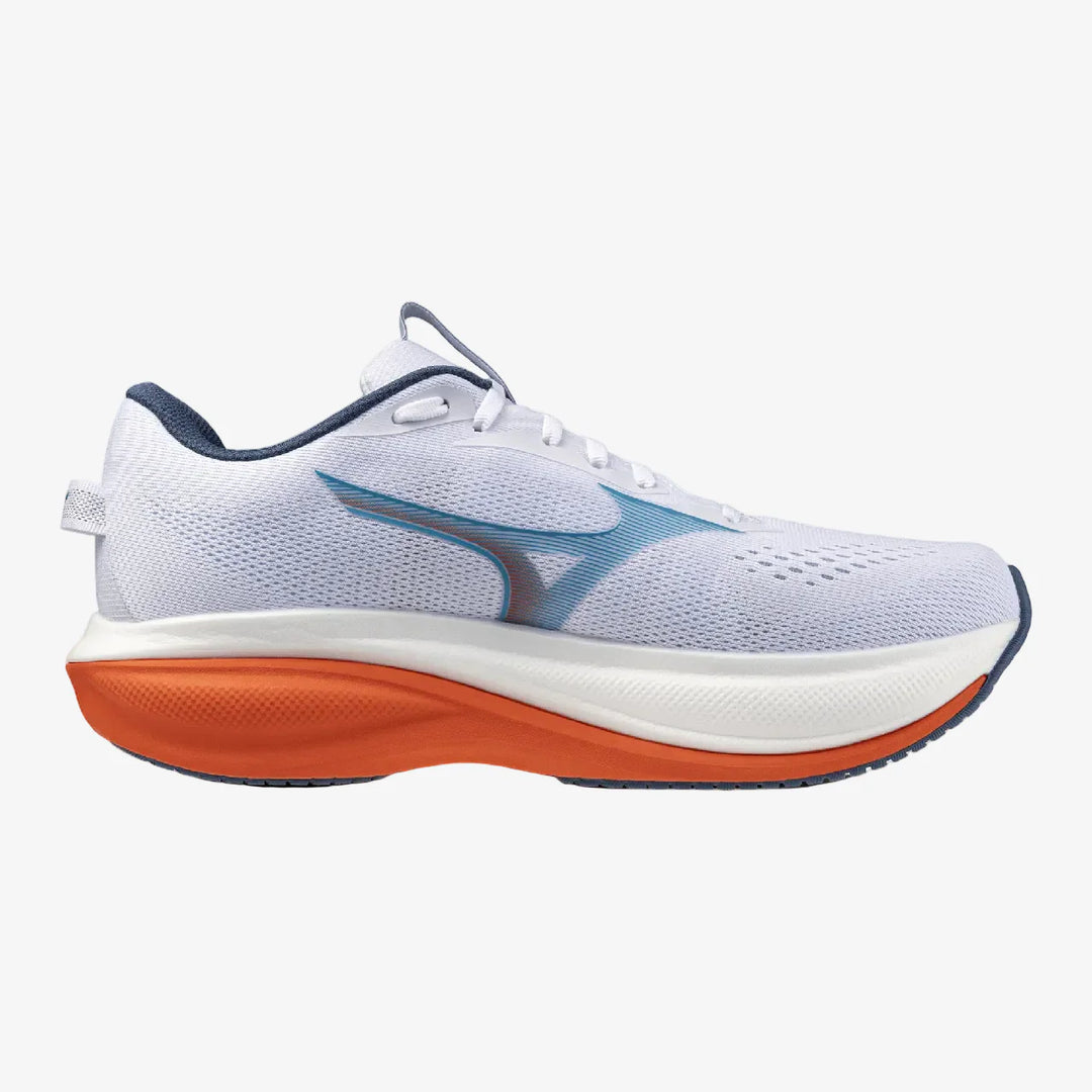 MIZUNO Wave Rider 30 (m) White/Blue Jewel/Orange