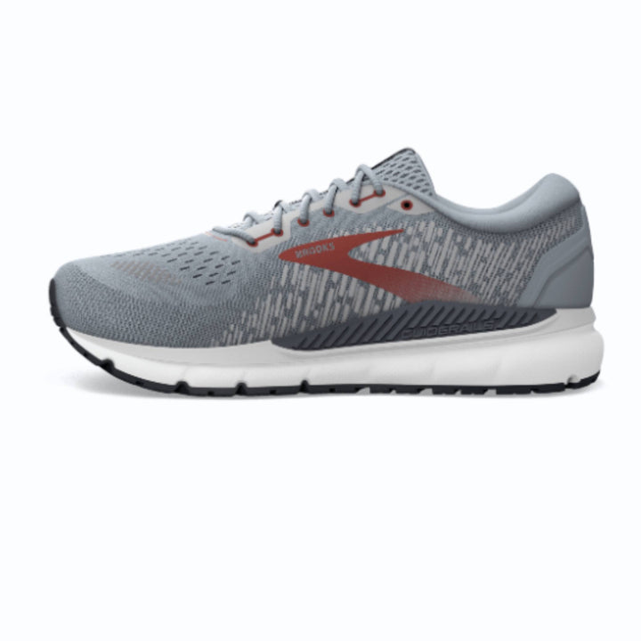 BROOKS ADDICTION GTS Mens (2E) Grey/Ebony/Chilli Oil
