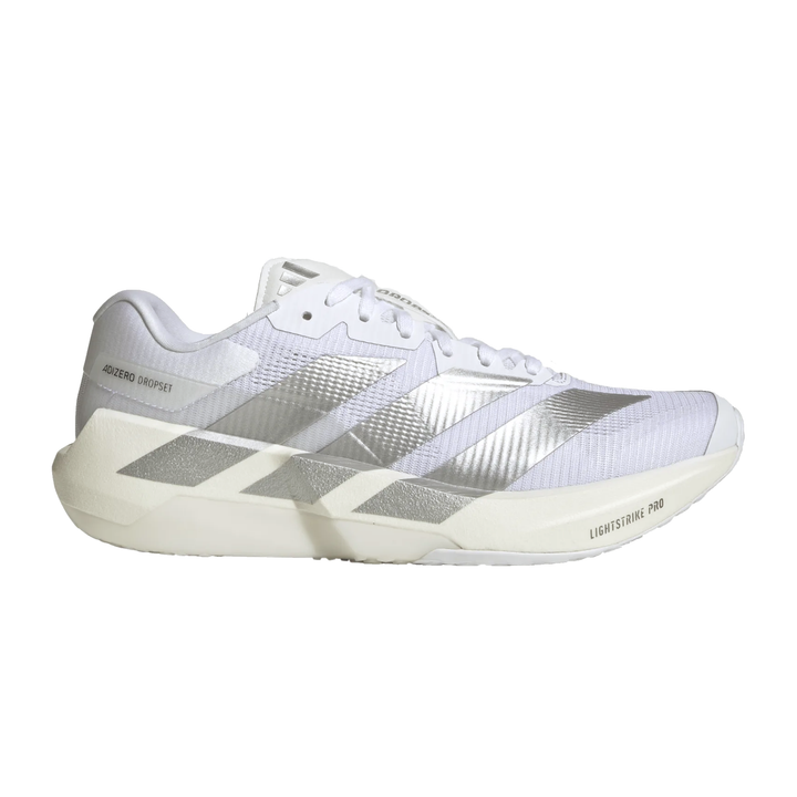 ADIDAS Adizero Dropset Pro Womens (B) Cloud White / Silver Metallic