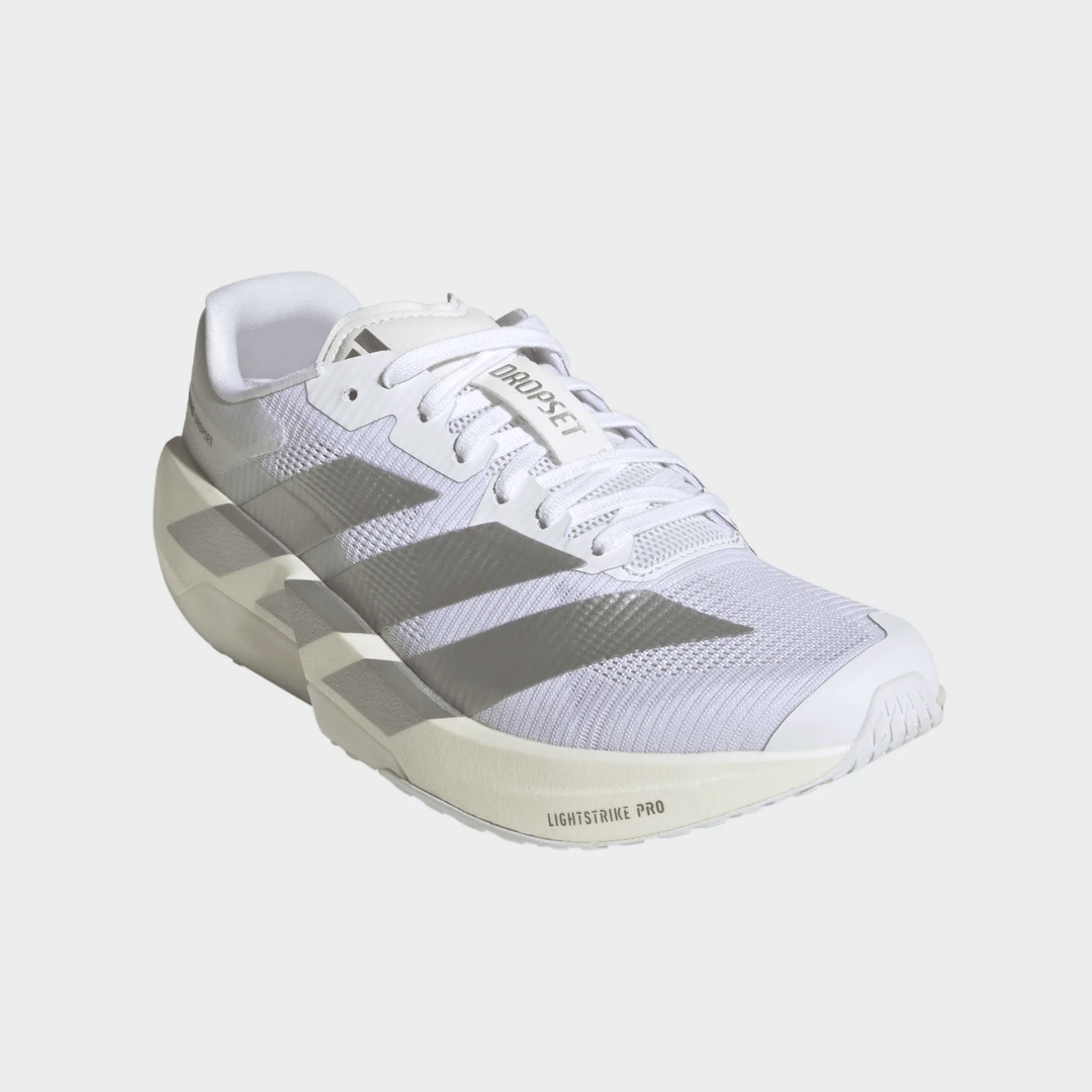 ADIDAS Adizero Dropset Pro Womens (B) Cloud White / Silver Metallic