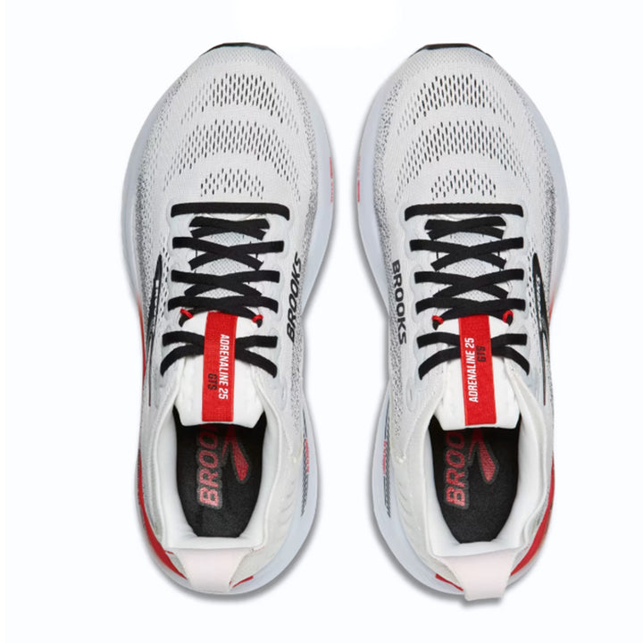 BROOKS ADRENALINE GTS 25 Mens (D) White/Black/Red