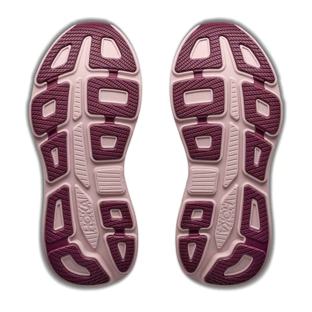 HOKA BONDI 9 Womens (B) White / Pink Opal