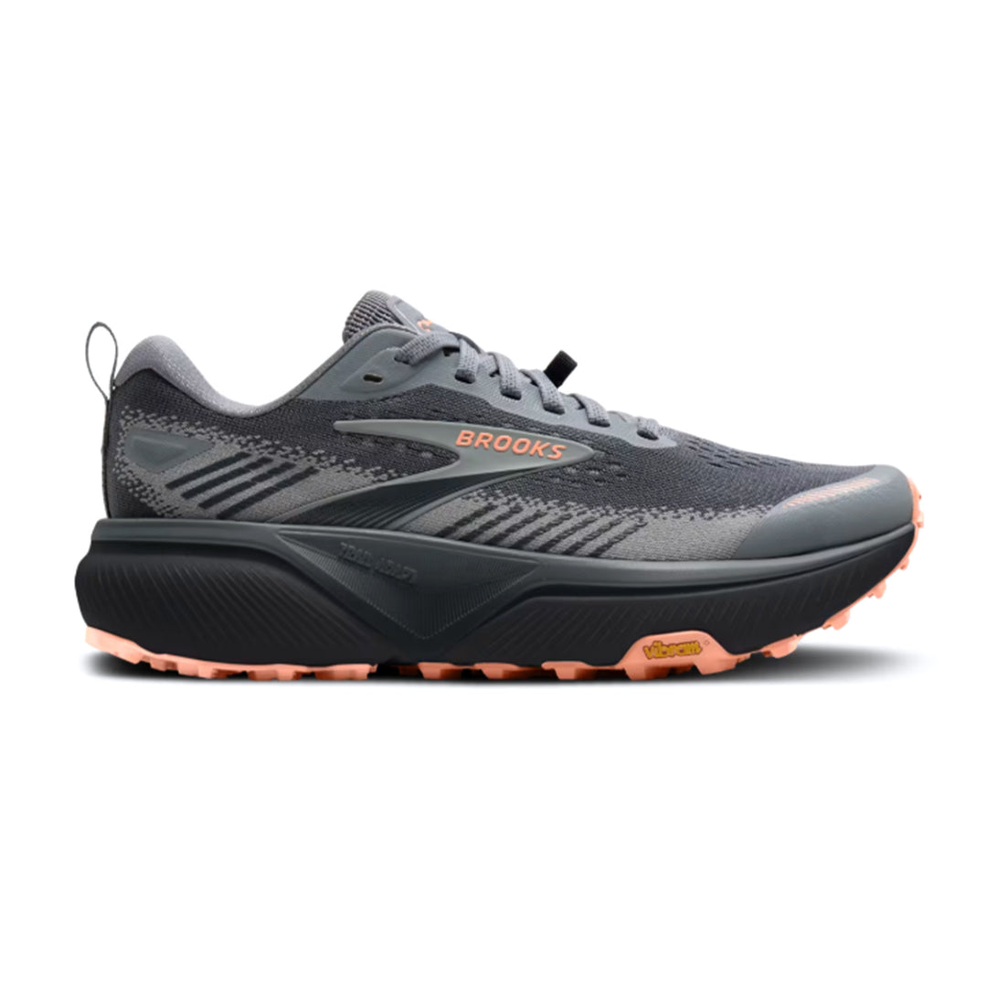 BROOKS CASCADIA v20 Womens (D) Grey/ Grey/ Peach