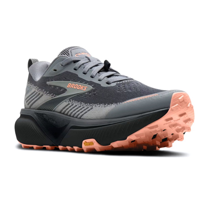 BROOKS CASCADIA v20 Womens (D) Grey/ Grey/ Peach
