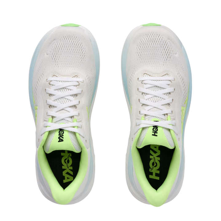 HOKA CLIFTON 11 Womens (D) Wide Frost / Neon Yuzu