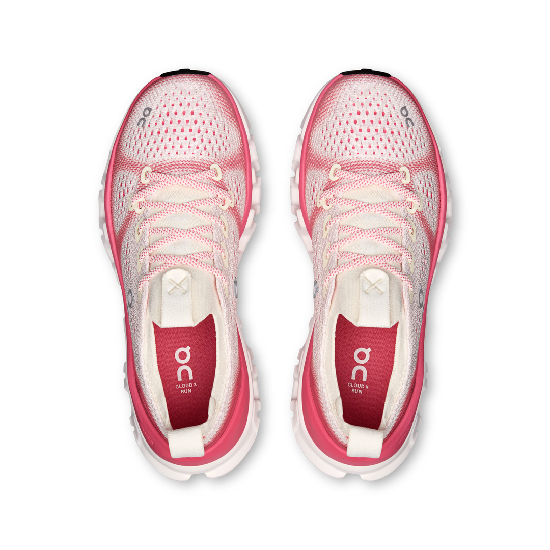 OnRunning Cloud X Tempo Womens (B) Ivory Camellia