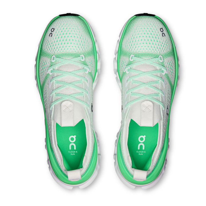 OnRunning Cloud X Tempo Mens (D) Ivory Verdite
