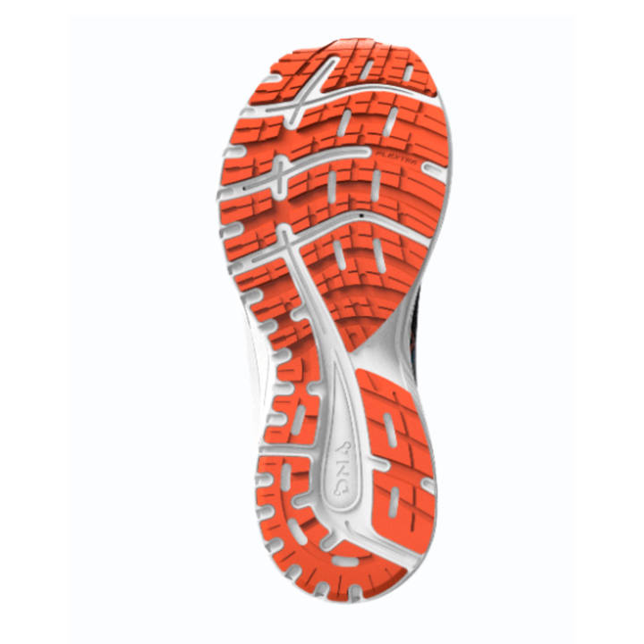 BROOKS DEFYANCE 12 Mens (D)  BLACK/RED ORANGE/BLUE