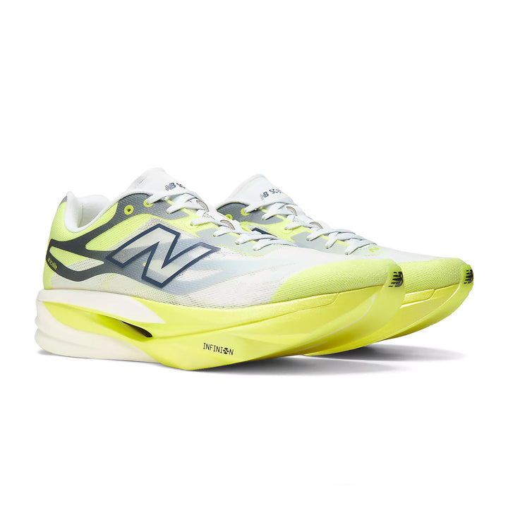 NEW BALANCE SuperComp Elite V6 Mens (D) FRESH AIR with ALKALINE GREEN