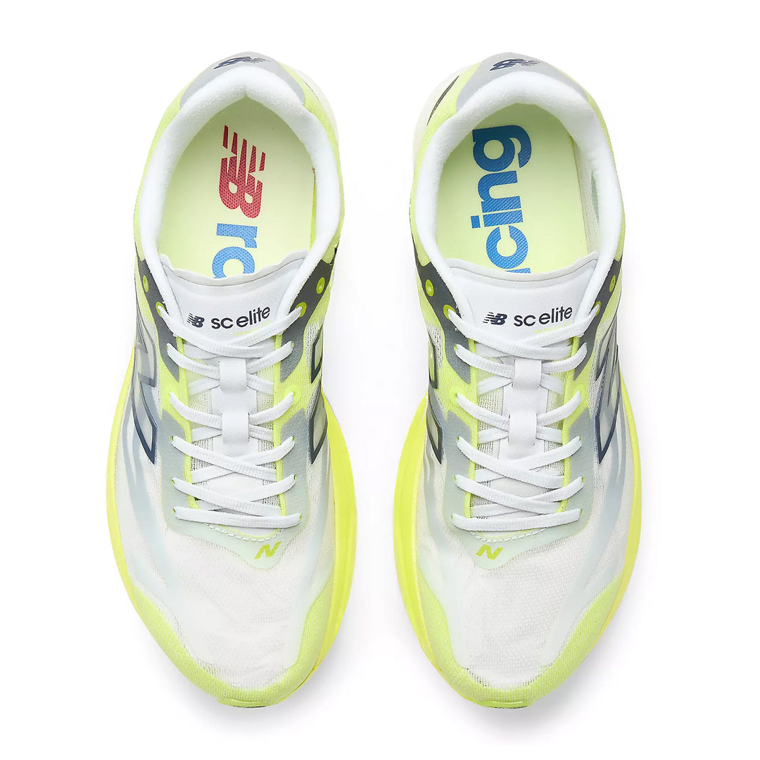 NEW BALANCE SuperComp Elite V6 Mens (D) FRESH AIR with ALKALINE GREEN
