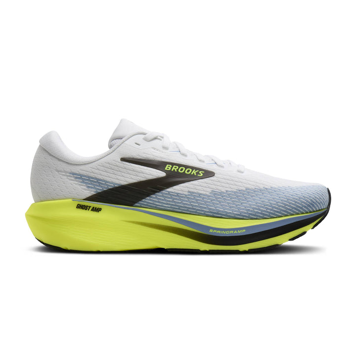 BROOKS GHOST AMP Mens (D) WHITE/BLUE/NIGHTLIFE