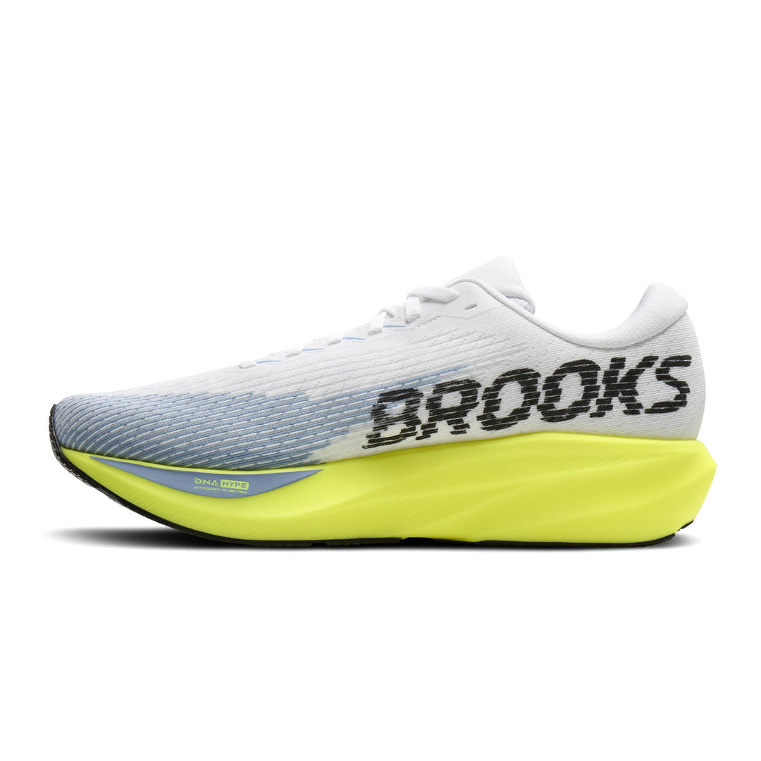 BROOKS GHOST AMP Mens (D) WHITE/BLUE/NIGHTLIFE