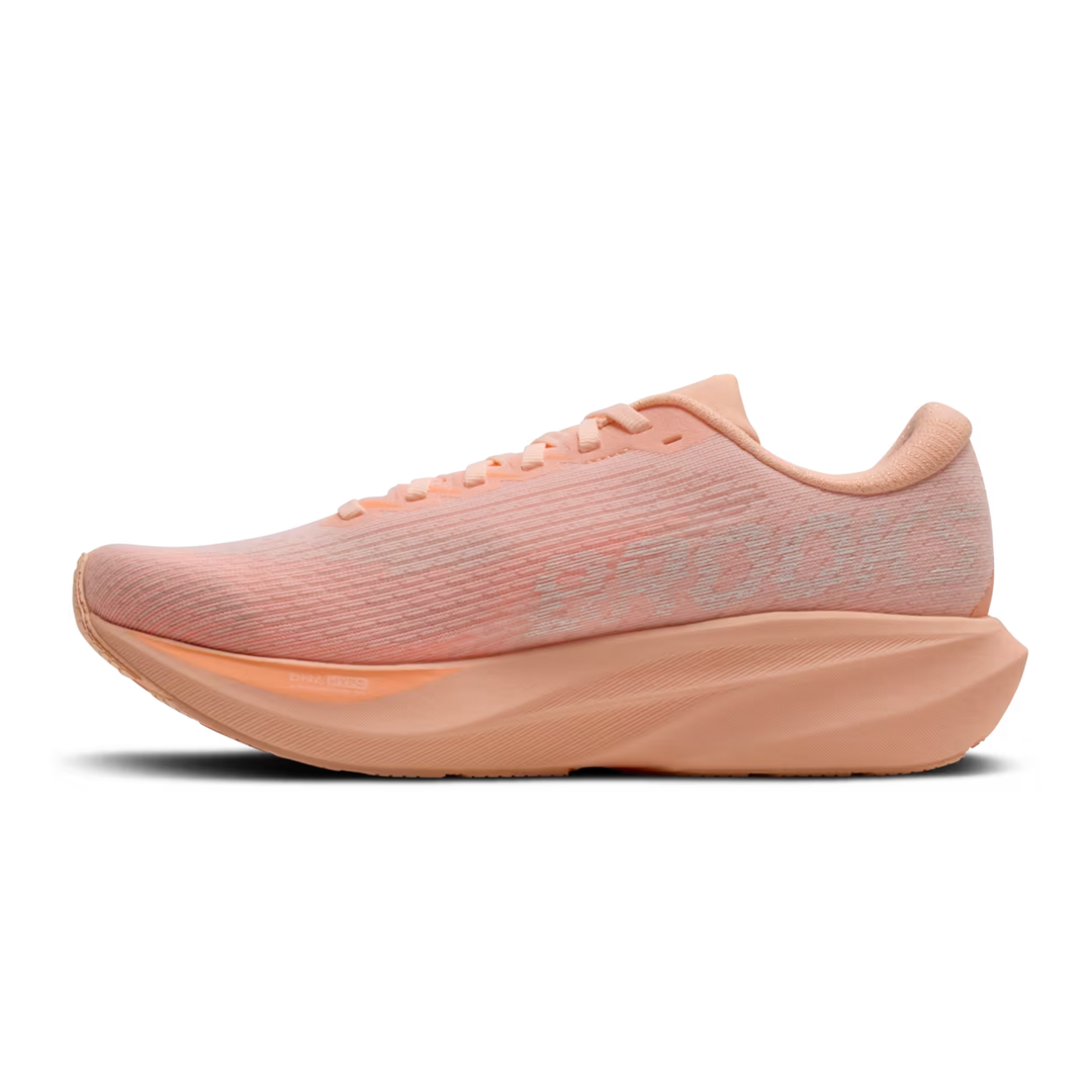 BROOKS GHOST AMP Womens (B) Peach/Peach