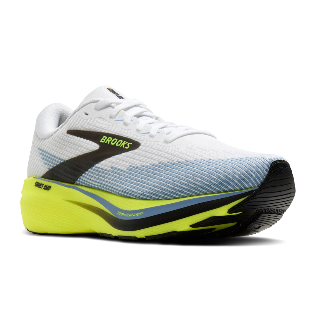 BROOKS GHOST AMP Mens (D) WHITE/BLUE/NIGHTLIFE