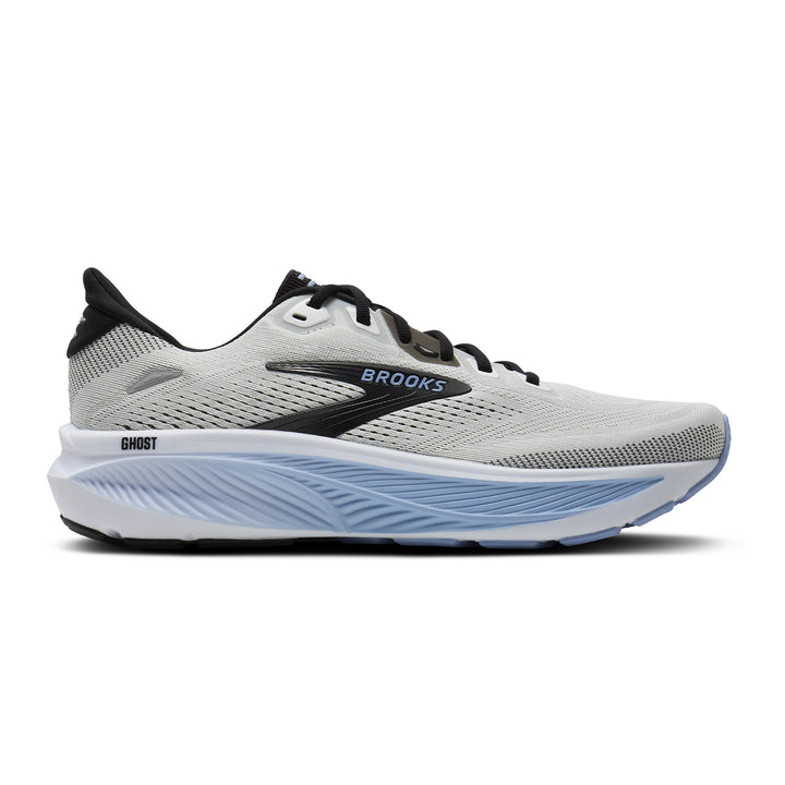 BROOKS GHOST 18 Mens (2E) WHITE/BLACK/OPEN AIR