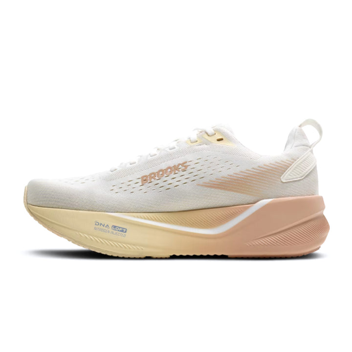 BROOKS GHOST MAX 4 Womens (B) WHITE/ROSE/RUTABAGA