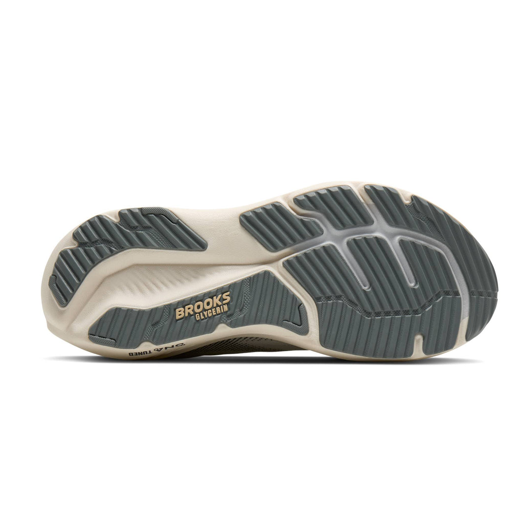 BROOKS GLYCERIN 23 Mens (D) Coconut Bleached Gray