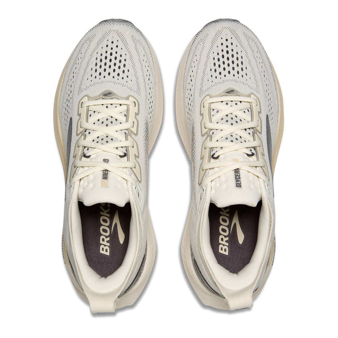 BROOKS GLYCERIN 23 Mens (D) Coconut Bleached Gray