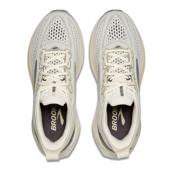 BROOKS GLYCERIN 23 Mens (D) Coconut Bleached Gray