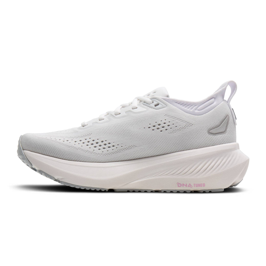 BROOKS GLYCERIN GTS 23 Womens (B) WHITE/HARBOR MIST/METAL