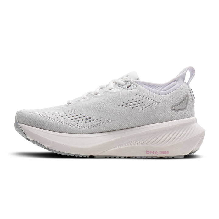 BROOKS GLYCERIN GTS 23 Womens (B) WHITE/HARBOR MIST/METAL