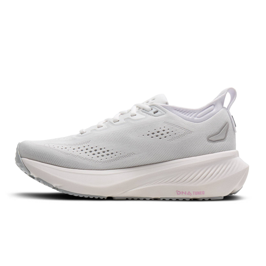 BROOKS GLYCERIN 23 Womens (B) WHITE/HARBOR MIST/METAL