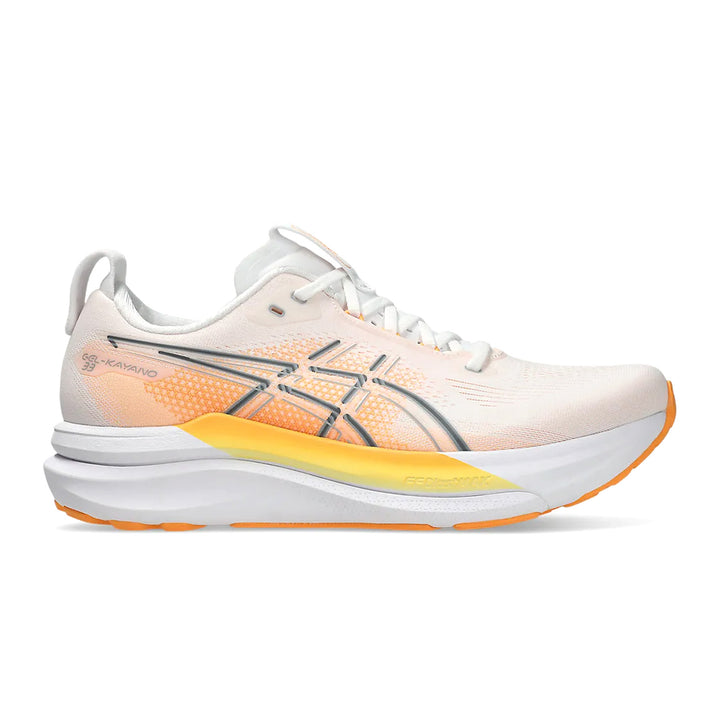 ASICS GEL-KAYANO 33 Mens (D) WHITE/STADIUM ORANGE