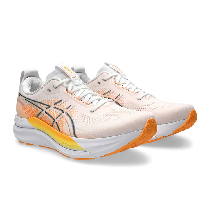 ASICS GEL-KAYANO 33 Mens (D) WHITE/STADIUM ORANGE
