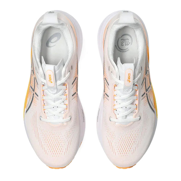 ASICS GEL-KAYANO 33 Mens (D) WHITE/STADIUM ORANGE