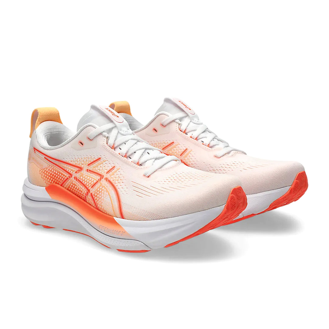 ASIC GEL-KAYANO 33 WOMEN (B) WHITE/VIVID CORAL