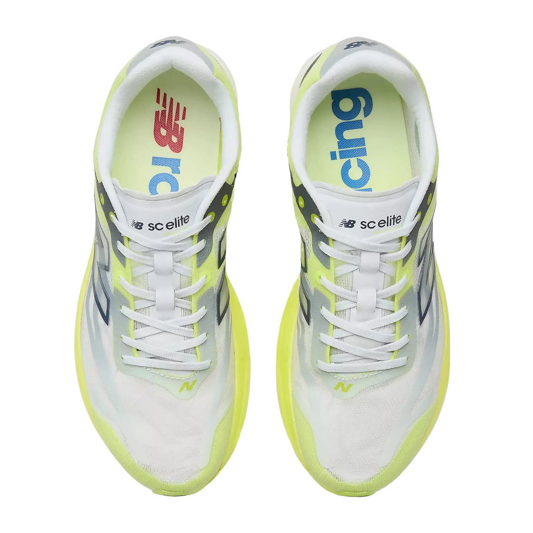 NEW BALANCE SuperComp Elite V6 Mens (D) FRESH AIR with ALKALINE GREEN