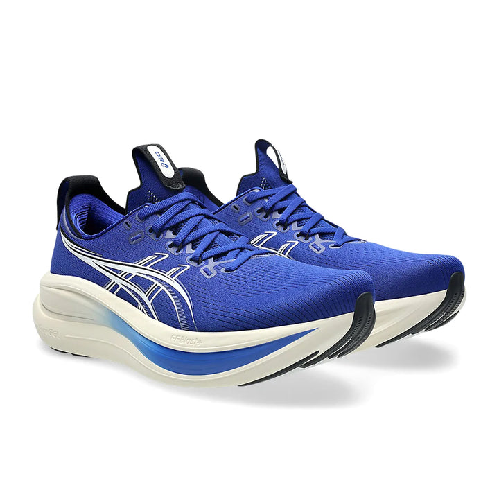 ASICS GEL-NIMBUS 28 Mens (2E) PRUSSIAN BLUE/CREAM