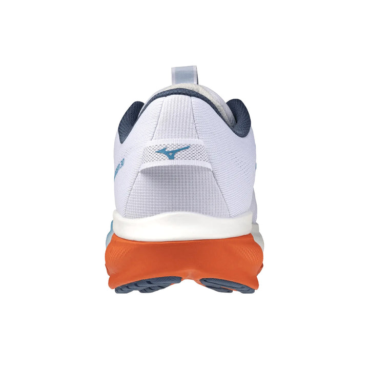 MIZUNO Wave Rider 30 Mens (D) White/Blue Jewel/Orange
