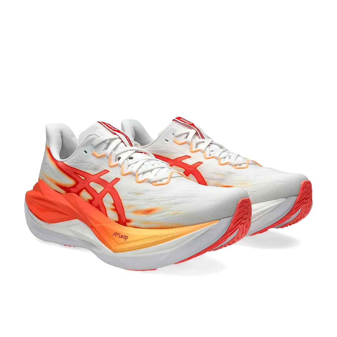 ASICS SUPERBLAST 3 (UNISEX) (D) WHITE/ORANGE GLOW