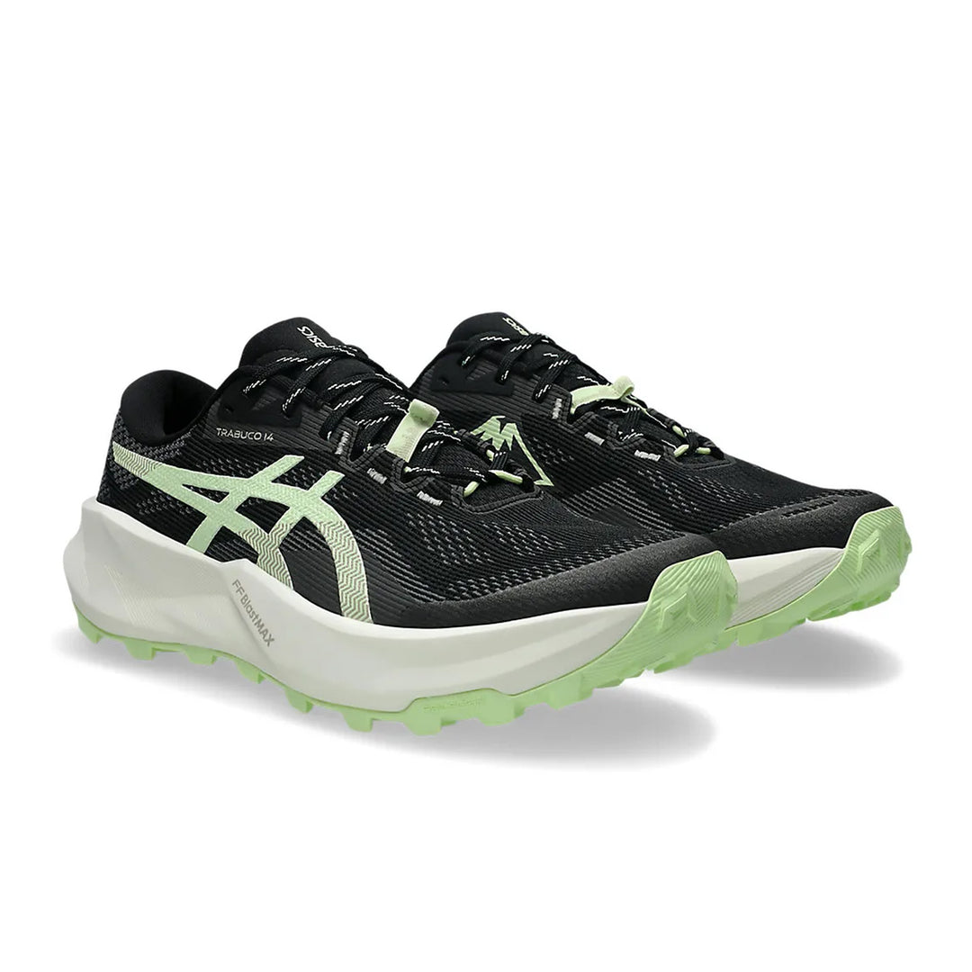 ASICS GEL-TRABUCO 14 Mens (D) BLACK/ILLUMINATE YELLOW