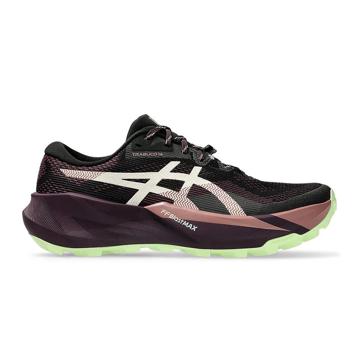 ASICS GEL-TRABUCO 14 WOMEN (B) BLACK/DARK AUBERGINE