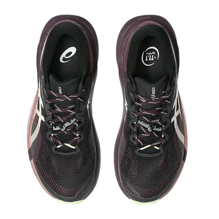 ASICS GEL-TRABUCO 14 WOMEN (B) BLACK/DARK AUBERGINE