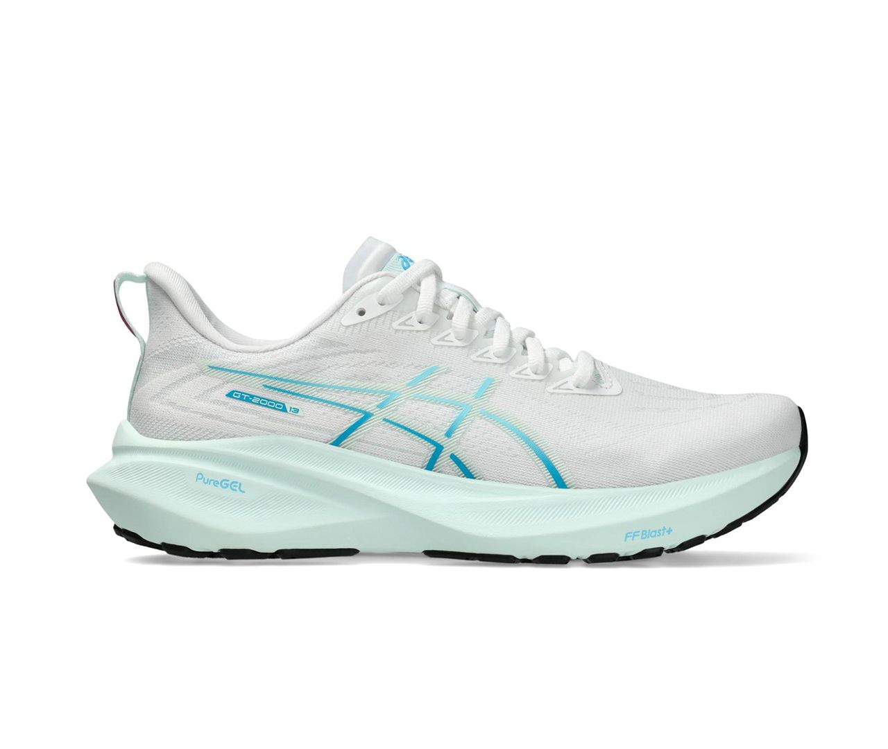 ASICS GT 2000 13 womens B WHITE SOOTHING SEA