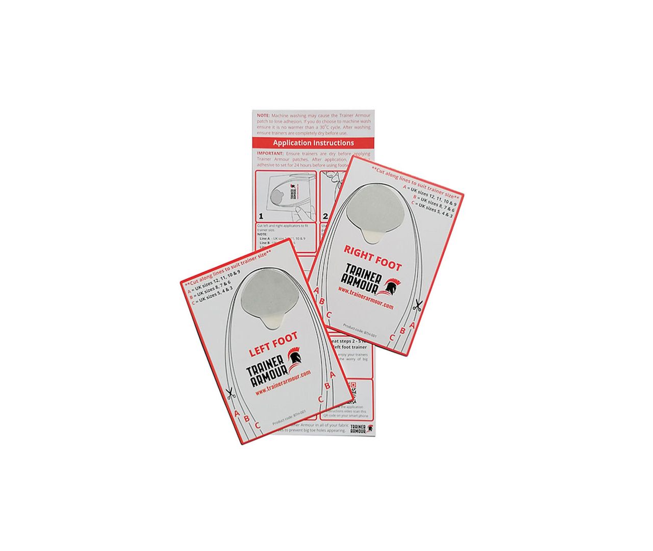 Shoe armour hole prevention sales